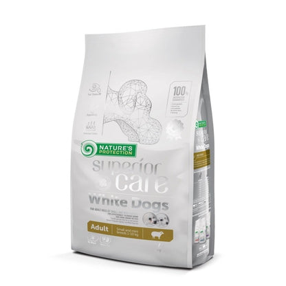 Nature's Protection White Dog Grain-free Adult Small Breed Lamb Feed 4 kg