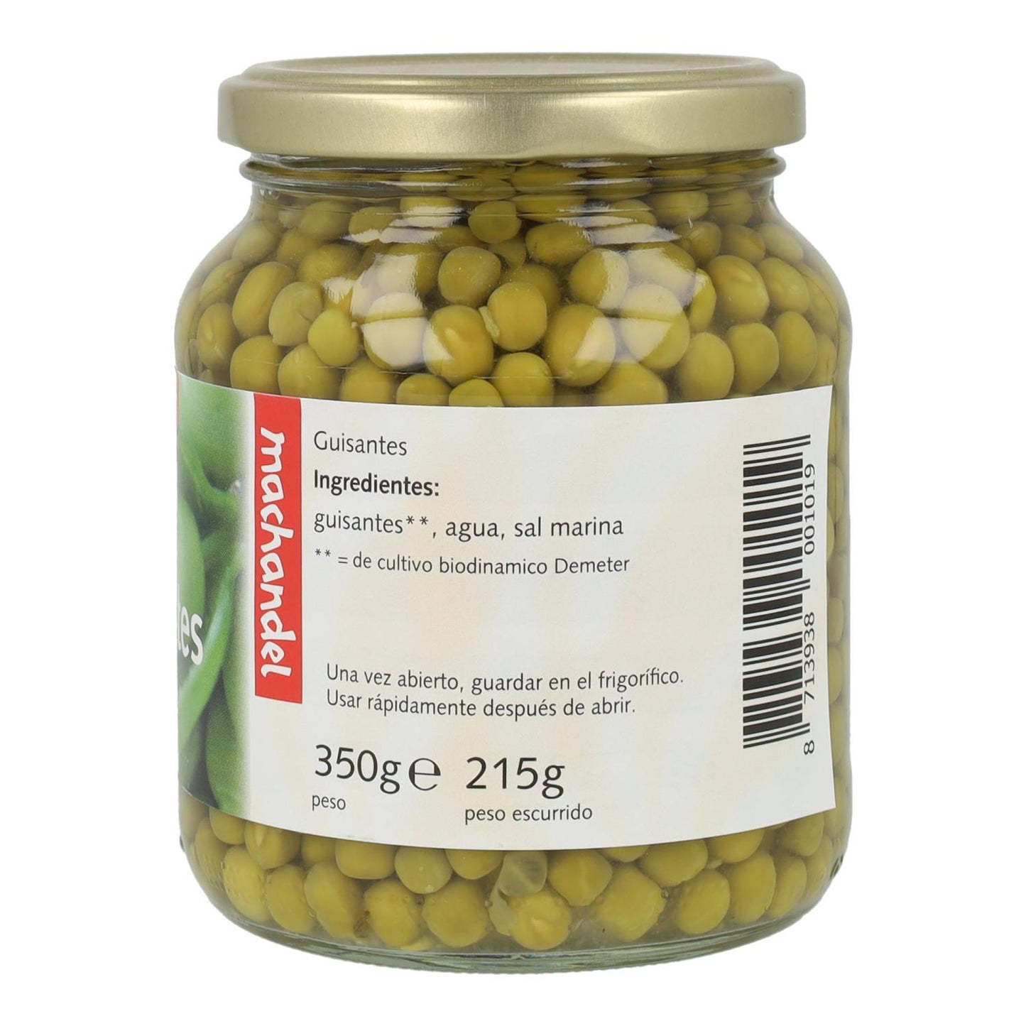 Machandel Bio-Erbsen, 330 g