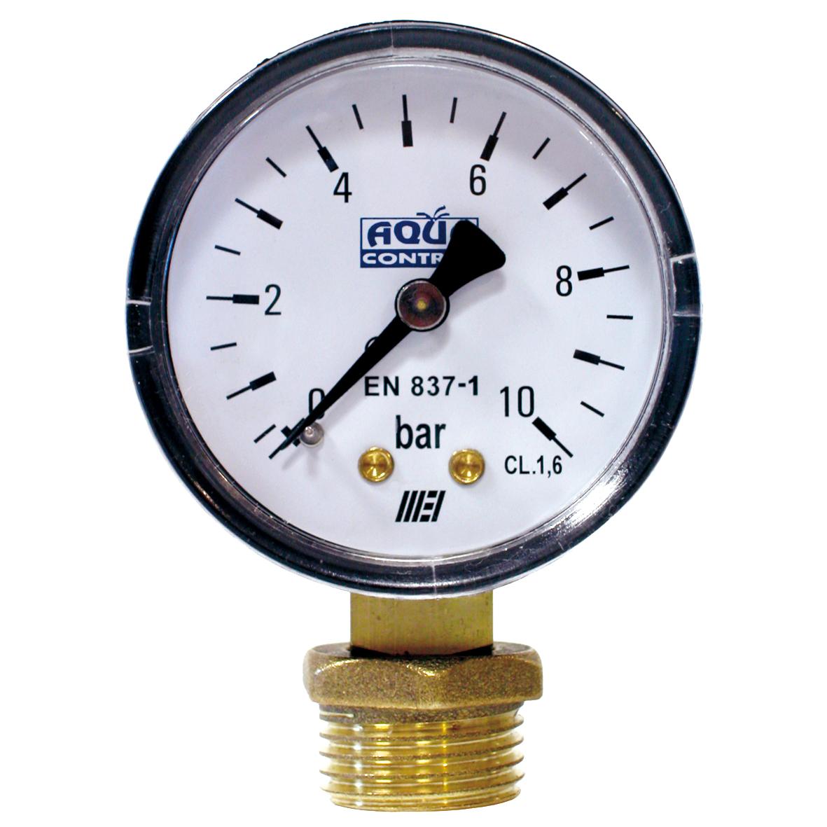 Manometr 0-10 bar Aquacontrol