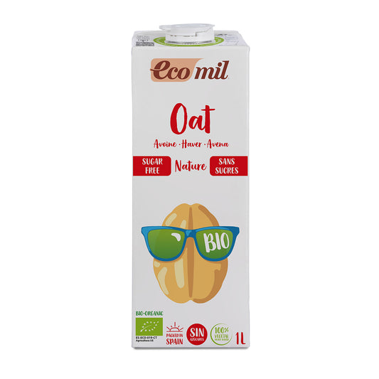 Bezcukrowy napój roślinny z owsa Bio ECOMIL 1 l