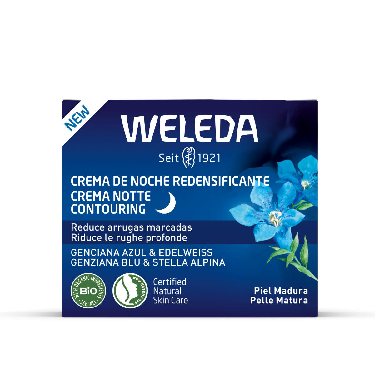 Aufbauende Nachtcreme mit Blauem Enzian und Edelweiß von Weleda 40 ml