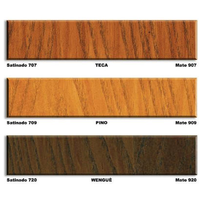 SATIN water-based wood stain 750 ml Xylazel Mahogany