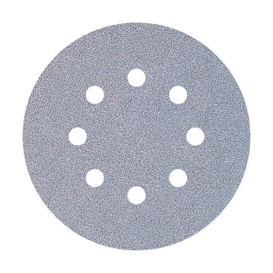 5 adhesive sanding discs for eccentric sanders Ø 125 mm Wolfcraft 60 grit