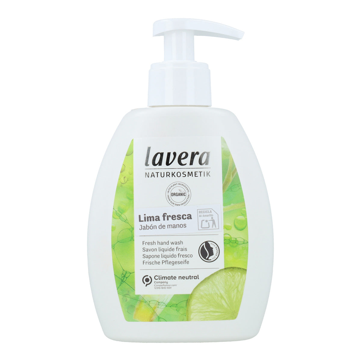 Recharge savon pour les mains citron vert frais Lavera  250 ml