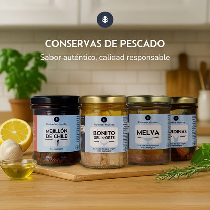 Packung 6x Sardinen in Olivenöl ECO Planeta Huerto 190 gr