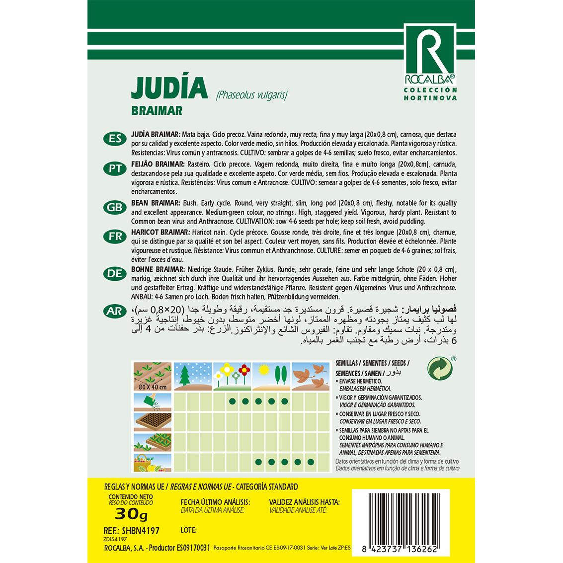 Semi di fagiolo Braimar