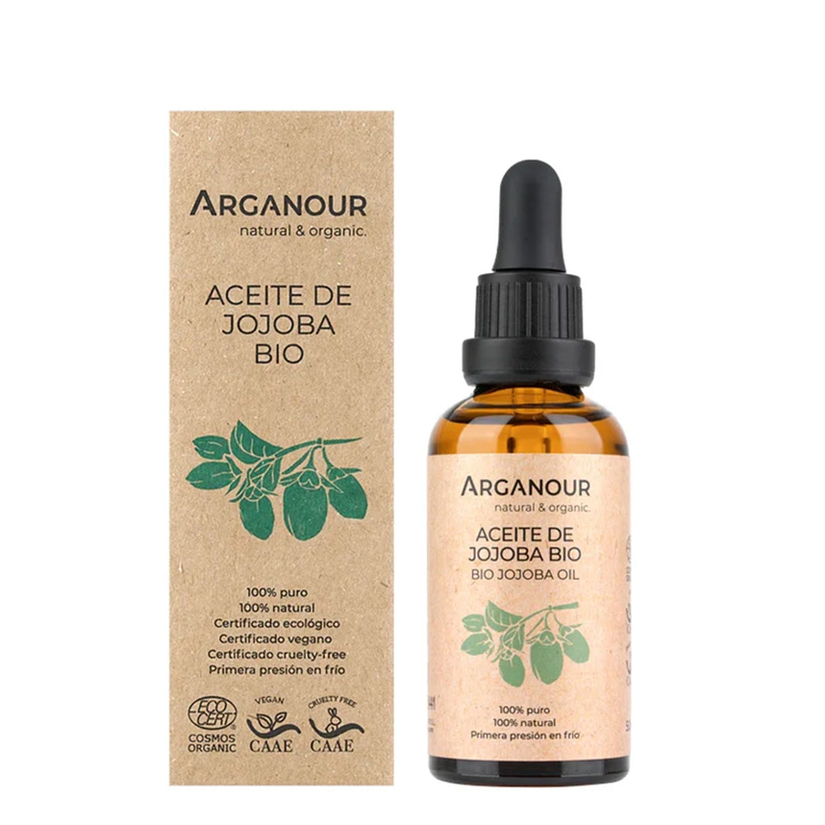 Huile de jojoba 100 % BIO Arganour 50 ml
