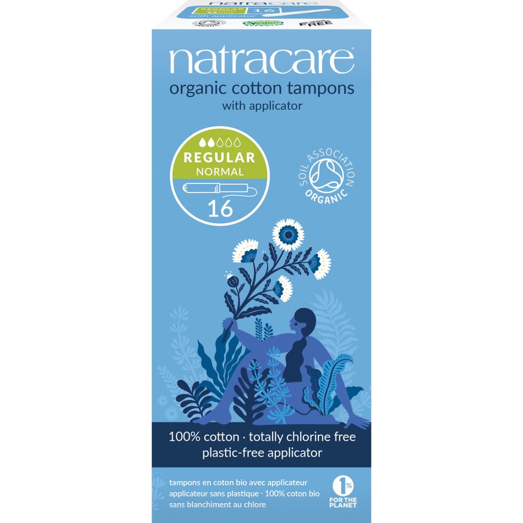 Natracare Bio-Tampons mit Applikator, regulär, 16 Stück