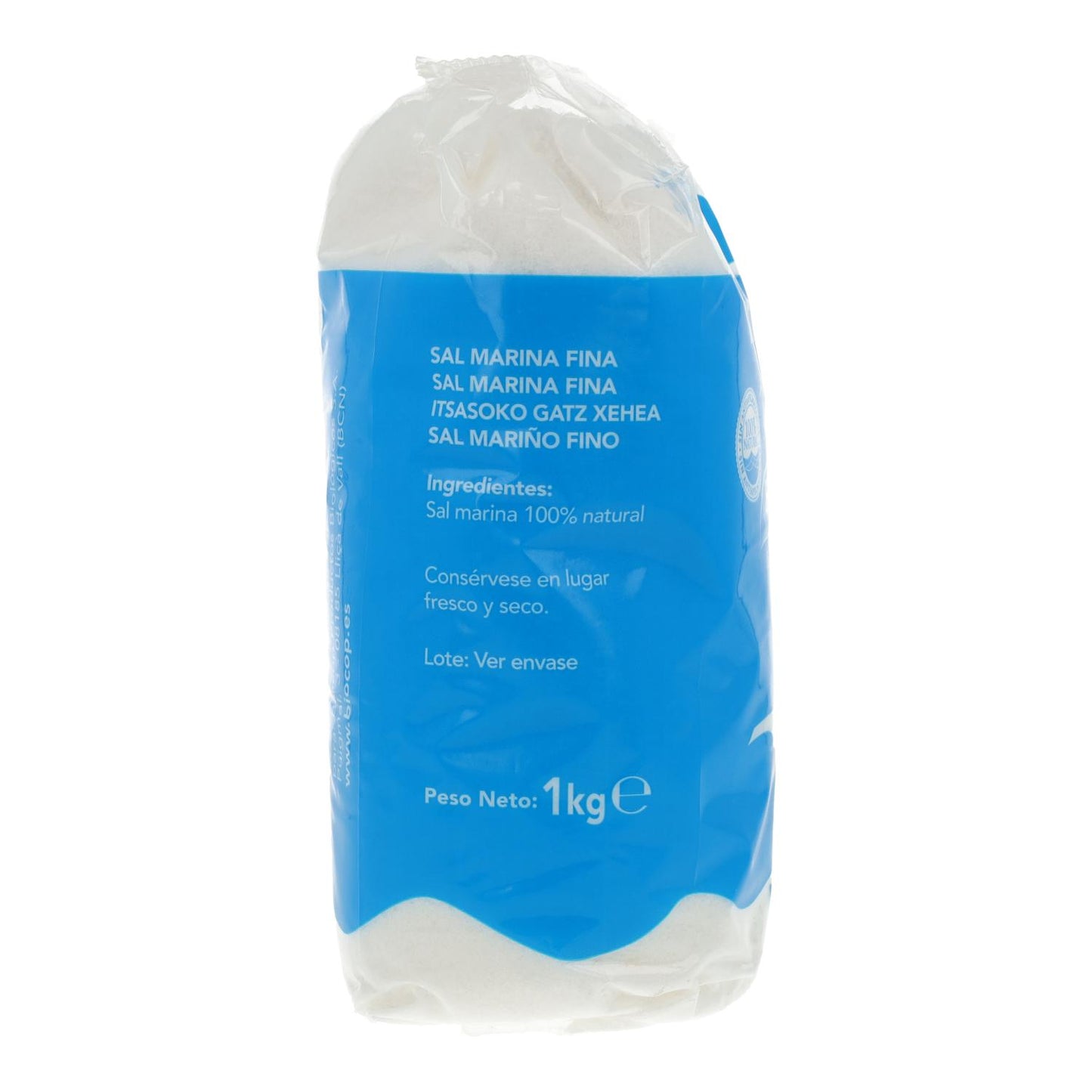 2er-Pack feines Atlantik-Meersalz, Biocop, 1 kg