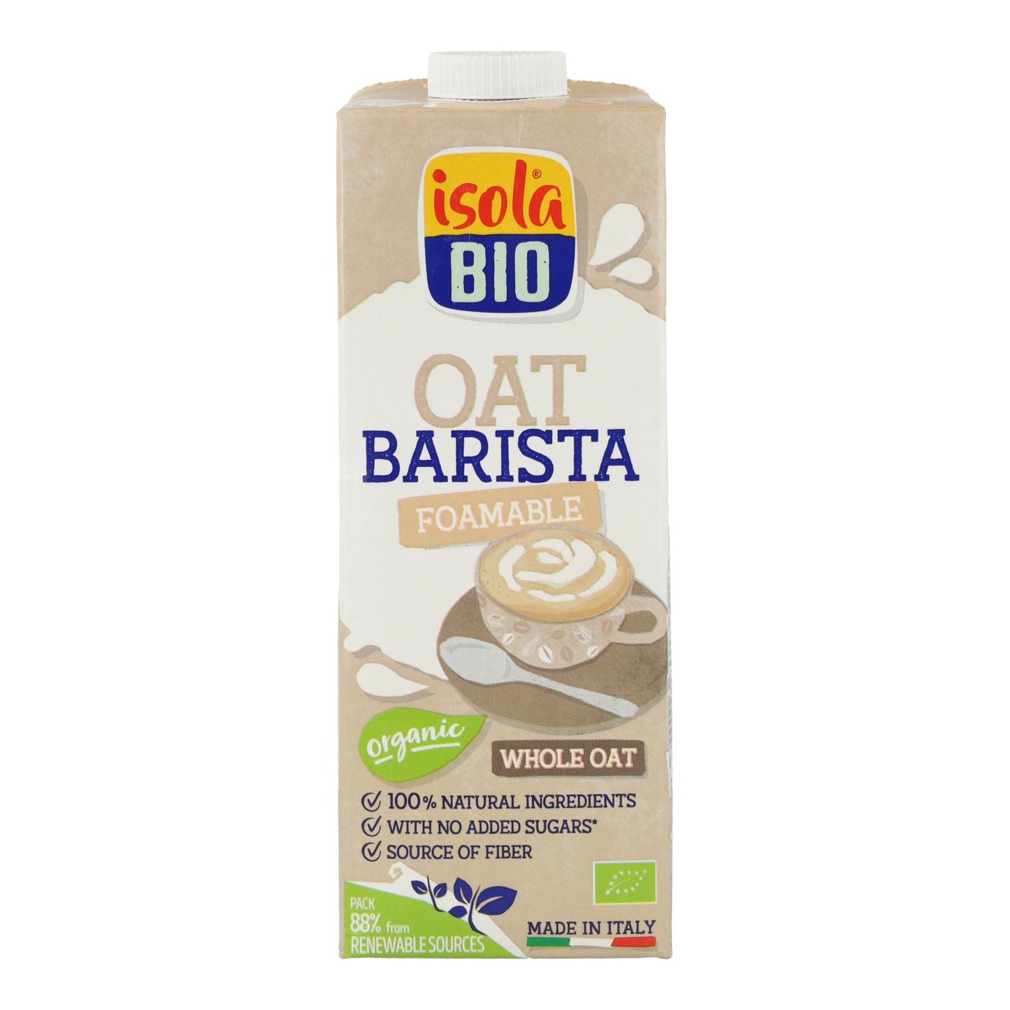 Confezione da 6 bevande all'avena Barista BIO Isola Bio, 1L