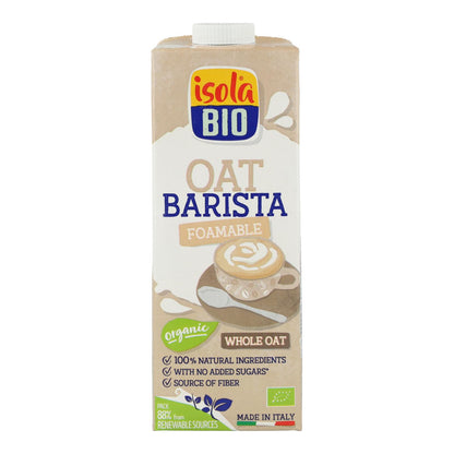 Confezione da 6 bevande all'avena Barista BIO Isola Bio, 1L