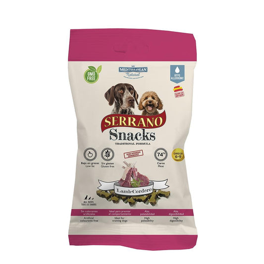Friandises à l'agneau Serrano pour chiens 100 g