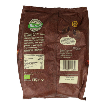 Biopillows Cereali ripieni di cioccolato fondente senza glutine Biocop 300 g