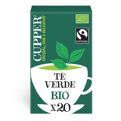 Cupper Bio Classic Grüner Tee, 20 Teebeutel 