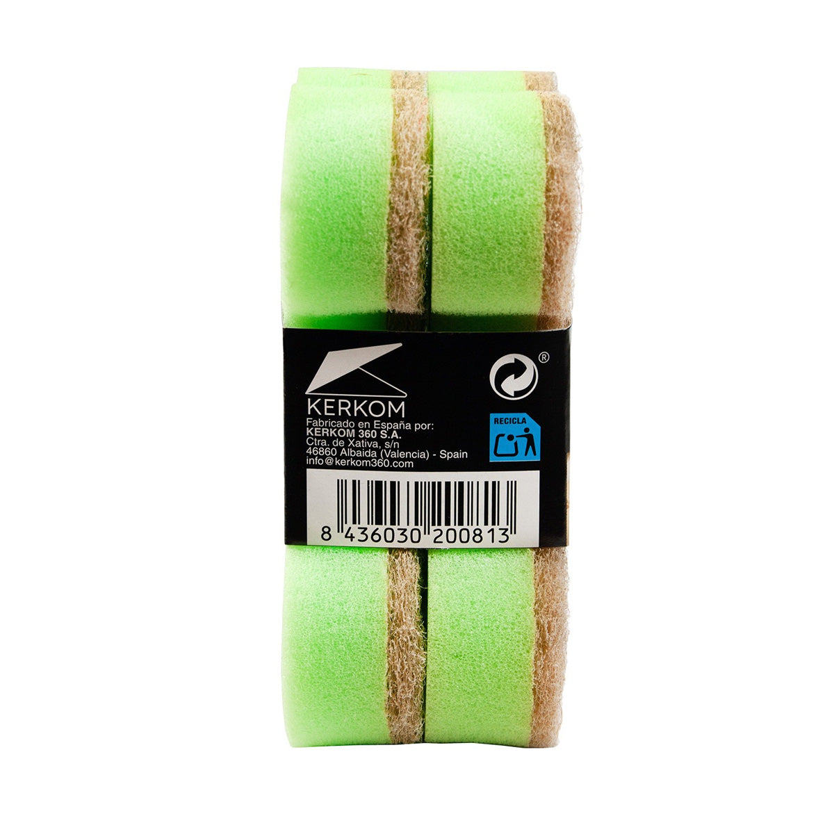 2er-Pack PET-Scheuerschwämme Kerkom