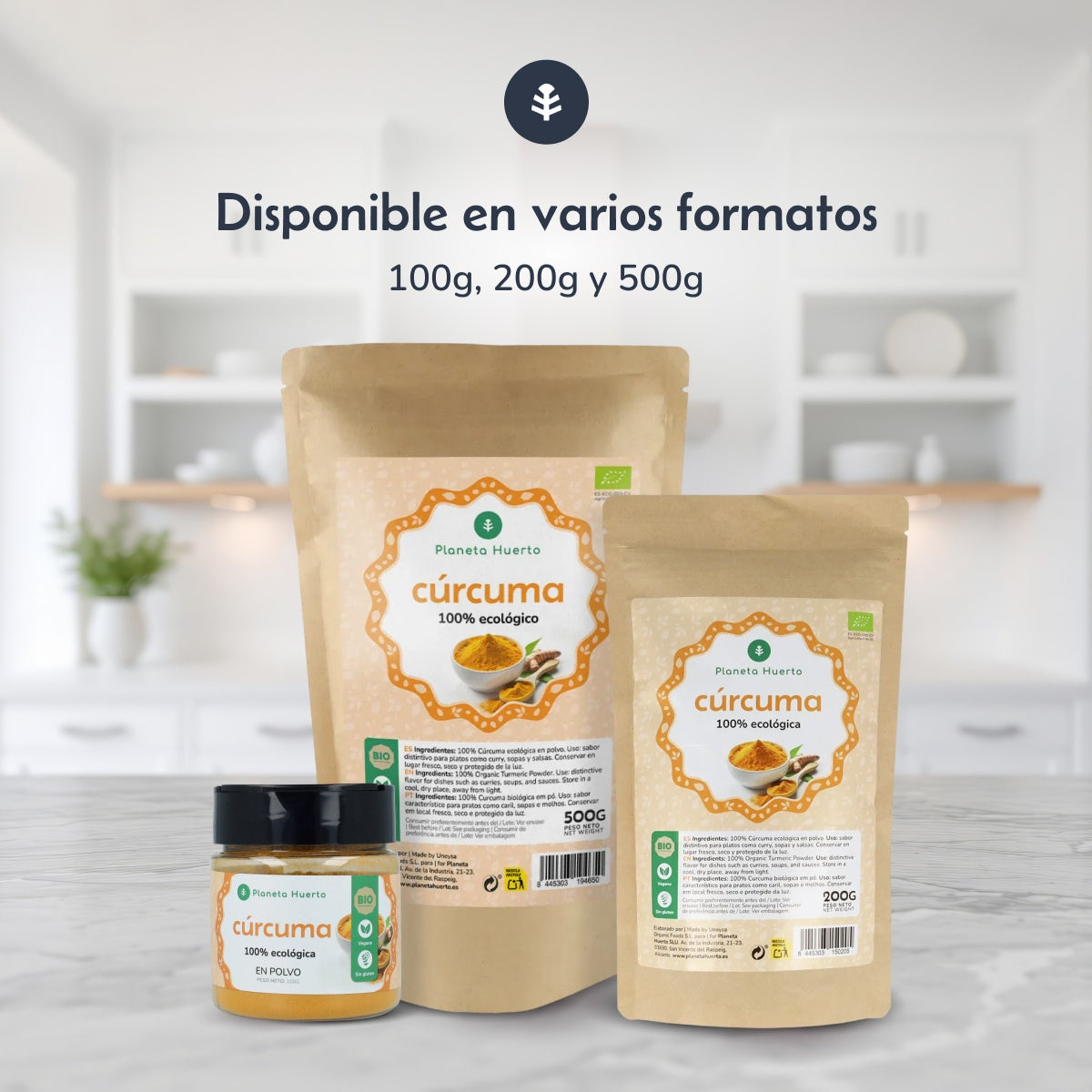 Poudre de curcuma ECO Planeta Huerto (sachet de 200g)