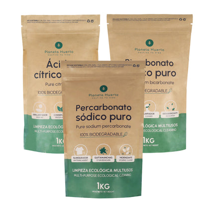 Förpackningar för hushållsrengöring (1 kg-format) Zero Waste Planeta Huerto