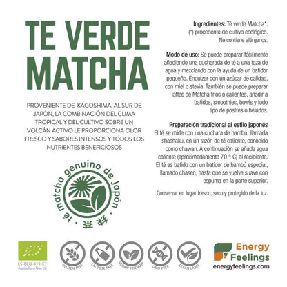 Lot de 2 thés verts Matcha ECO Energy Feelings