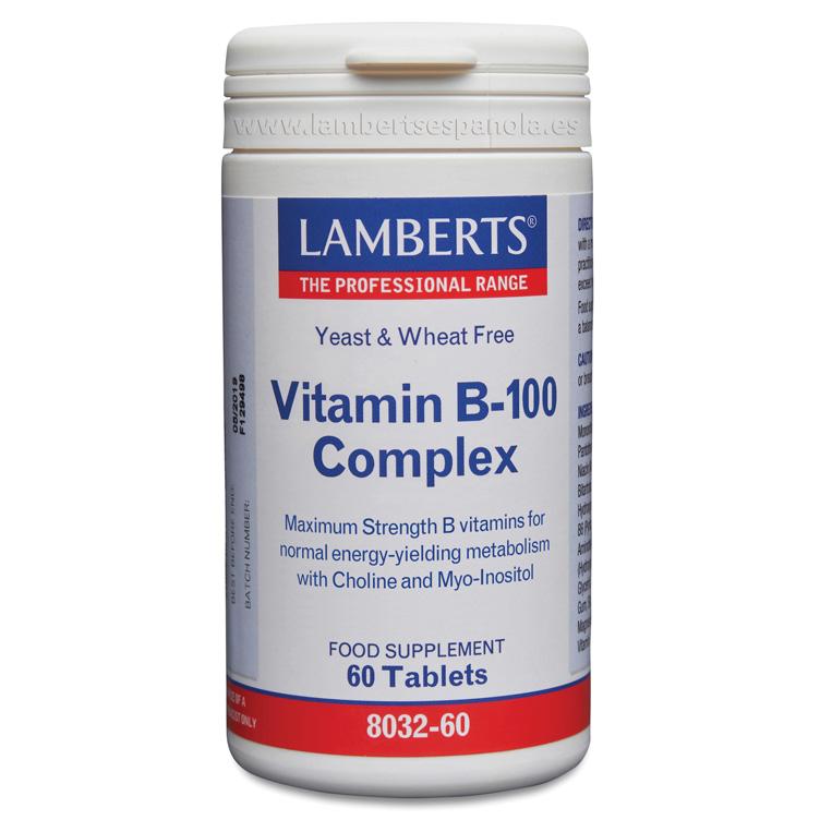 Vitamin-B-Komplex 100 Lamberts, 60 Tabletten