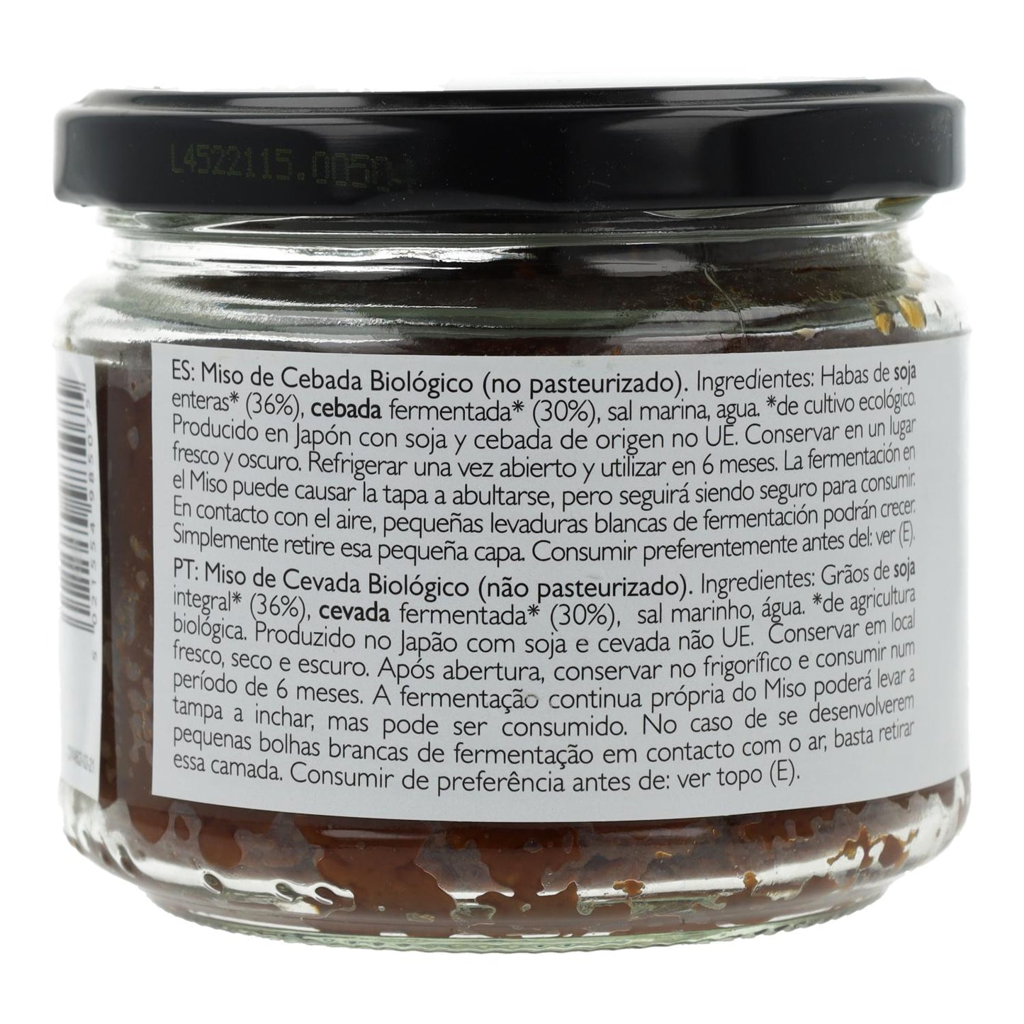 Bio-Mugi-Miso (Gerste, Glas) von Clearspring, 300 g, unpasteurisiert