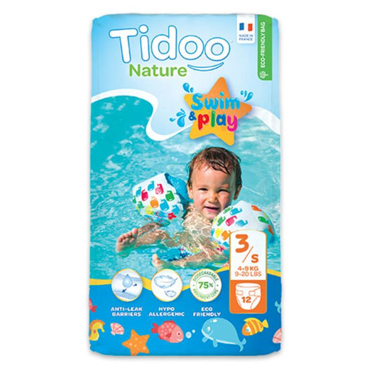 Swimmers zwemluiers T3 (4-9 kg) Tidoo 12 stuks