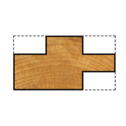 Wolfcraft 3259000 - 1 fresa a doppia linguetta Ø 30 x 22 mm