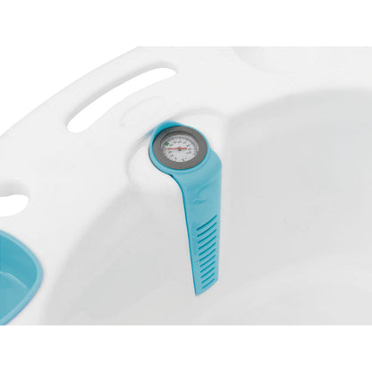 Anatomiczna niebieska wanienka z podstawką Olmitos