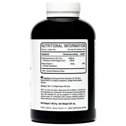Olio di enotera 1000 mg Hivital 200 capsule