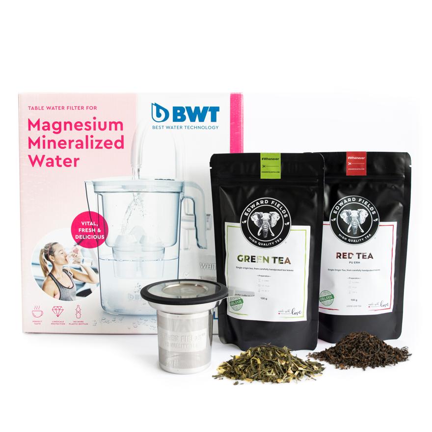 Packung BWT-Kanne + EFT-Grüntee + EFT-Roter Tee + EFT-Teesieb