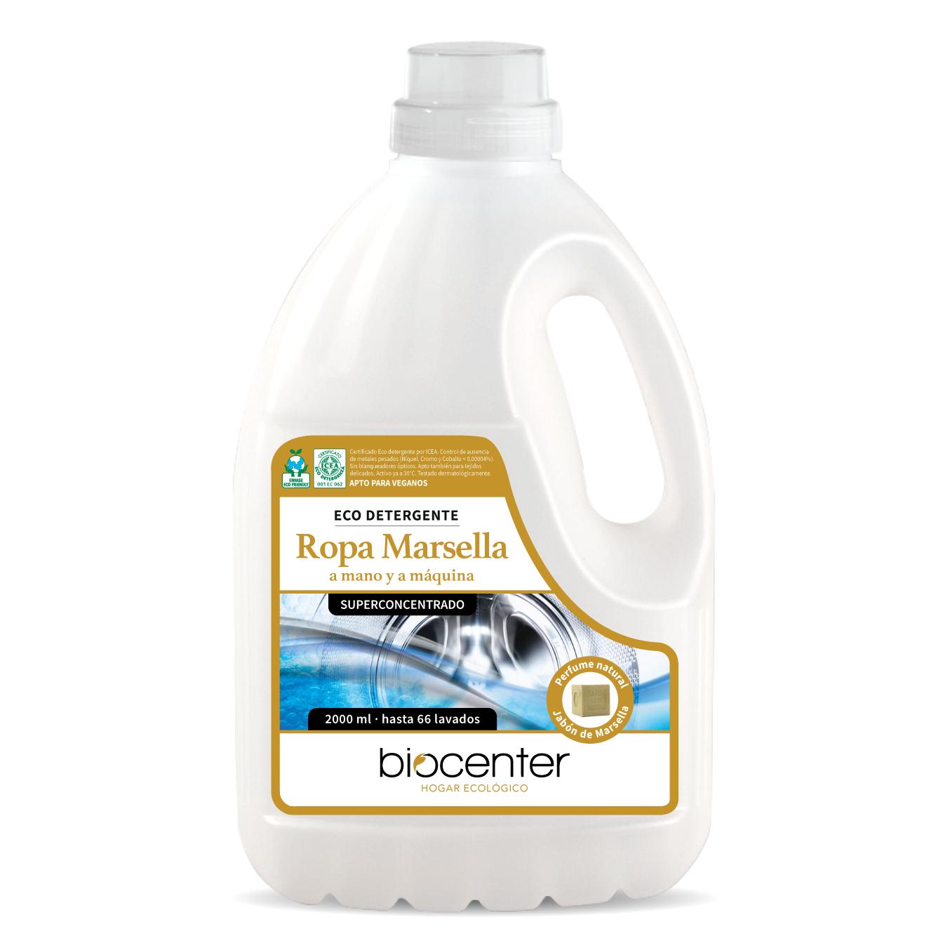 Ecodetergente ropa Marsella a mano y a maquina Biocenter 2 L