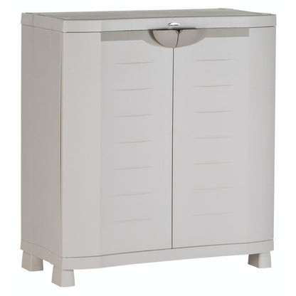 Halbschrank 90 cm Space Saver Plastiken Beige (überholt)