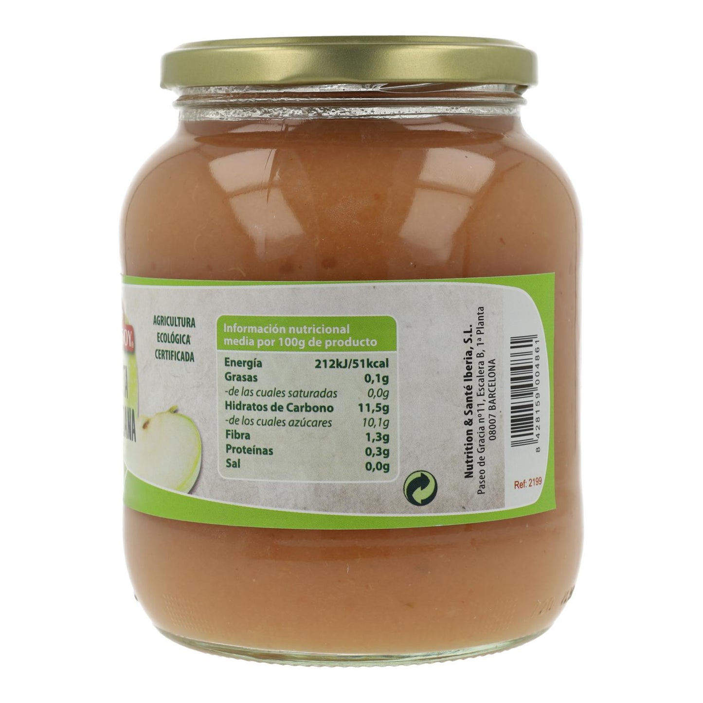 Äppelkompott ECO Natursoy 720 ml