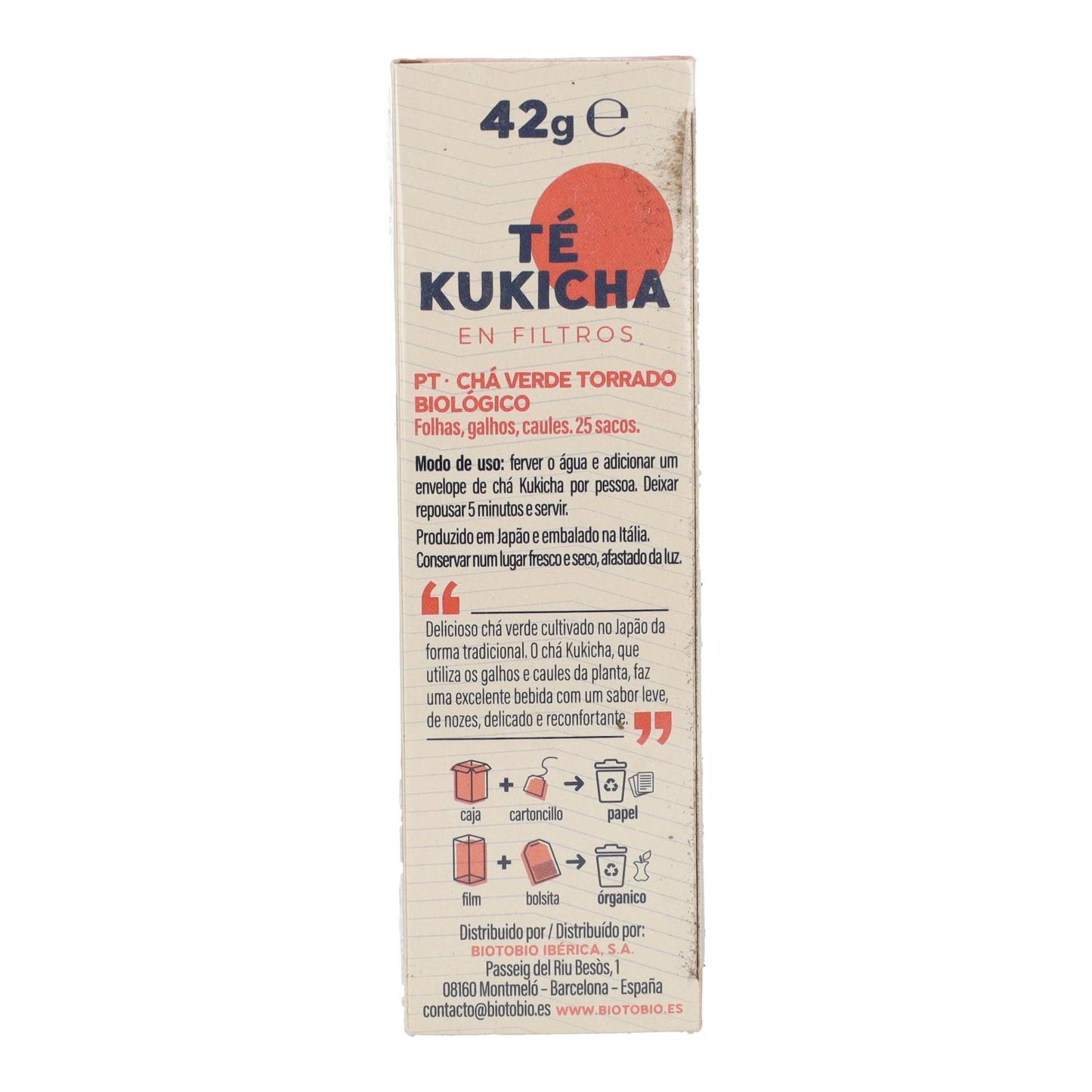 Kukicha Teefilter Bio La Finestra Sul Cielo 42g