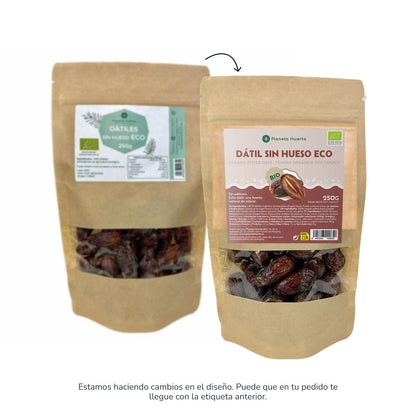 Pitted dates ECO Planeta Huerto 250 g
