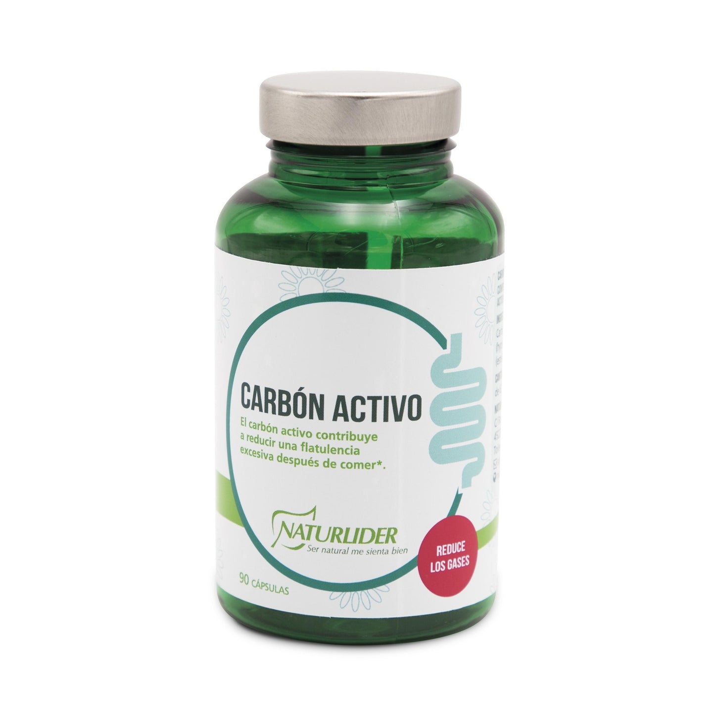Naturlider Vegetable Activated Charcoal 90 Vegetable Capsules