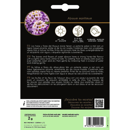 Ätbara blommor från Aliso Rocalba