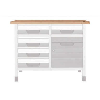 1 superficie de trabajo de haya S 650 x 650 x 30 mm Wolfcraft 6043000 S 650 x 650 x 30 mm