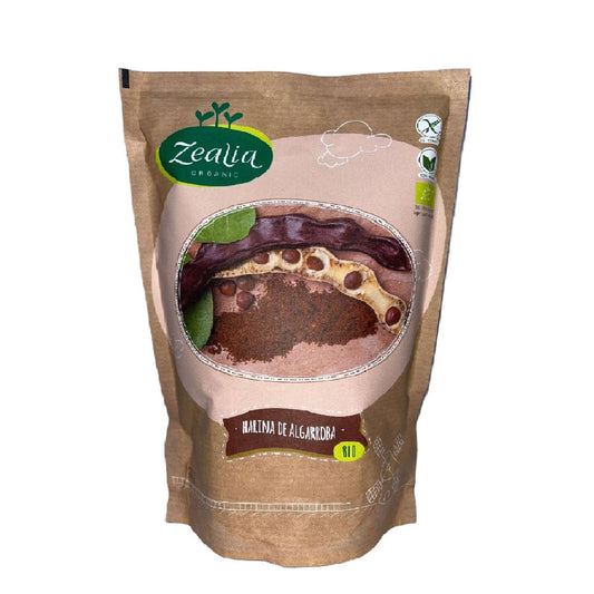 Glutenfri ekologisk johannesbrödmjöl Zealia 500 g