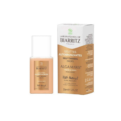 Självbrunande droppar för ansikte och kropp Biarritz 35 ml
