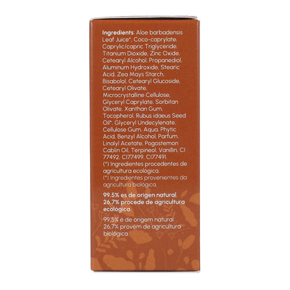 Crème solaire teintée pour le visage 100 % minérale SPF30 Planeta Huerto 50 ml