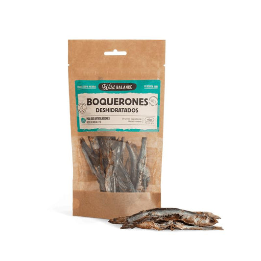 Snack natural Boquerones Deshidratados Wild Balance 40 g