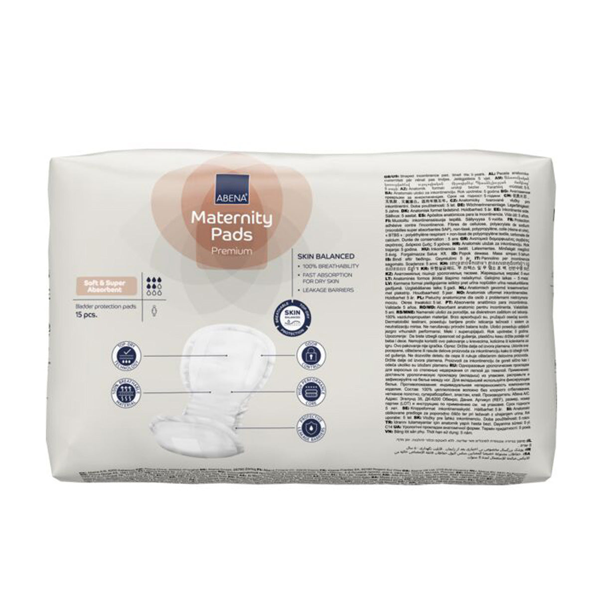 Mutterschaftskompressen ABENA 15 Stück