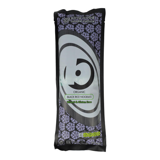 Fideos Noodles de Arroz Negro sin gluten Bio King Soba 250 g