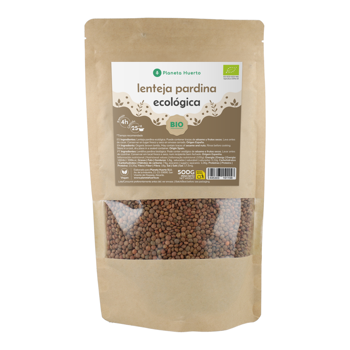 Pardina ECO Linzen Planeta Huerto