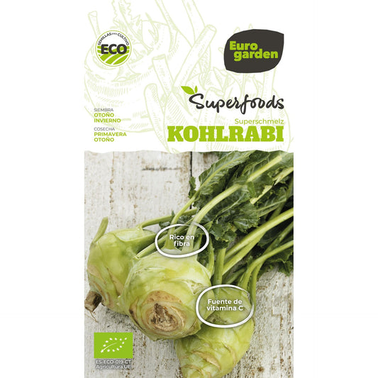 Graines de chou-rave Kohlrabi Superschmelz bio Vitalfoods