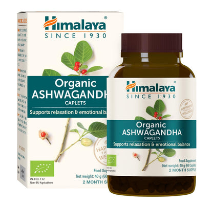 Organic Ashwagandha, Himalaya, 60 capsules