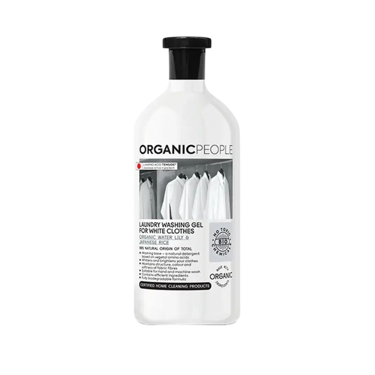 Lessive liquide ECO Nenúfar biologique et riz japonais, Organic People, 1000 ml