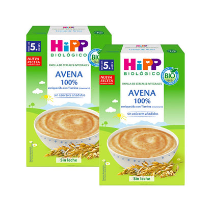 Pack of 2 x 100% Organic Oatmeal Cereal 200 g