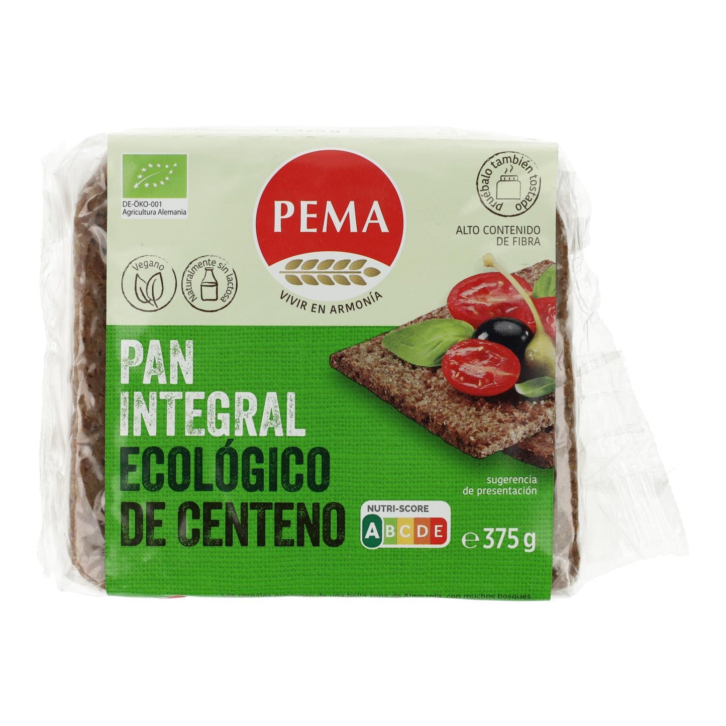 Pema Bio-Vollkornroggenbrot 375 g