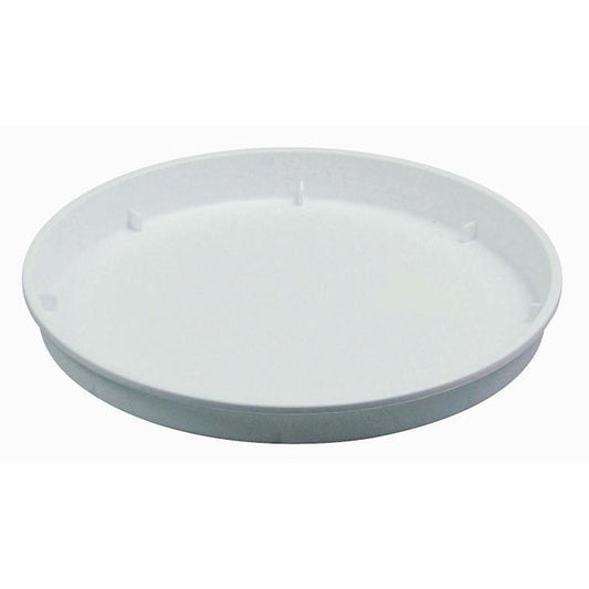 Classic white pot plate 16 cm